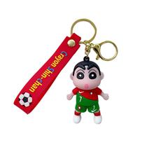 Keychain Crayon Shinchan Soccer 3D Design de personagens