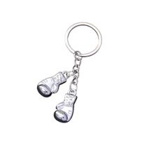 Keychain Creative 3D Luvas de boxe Luvas de perfuração metálicas Keychain Creative 3D Luvas de boxe Luvas de perfuração metálicas