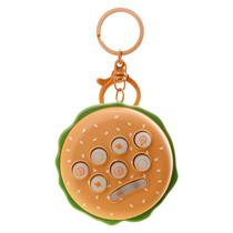 Keychain Game Creative Mini Whac-A-Mole Burger Shape Keychain Game Creative Mini Whac-A-Mole Burger Shape