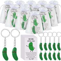 Keychain RoundFunny 25 Set Inspirational Positive Pickle Keychain RoundFunny 25 Set Inspirational Positive Pickle