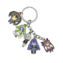 Keychain Set Date A Live Kurumi Yoshino Miku Inspirado no Anime