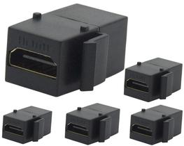 Keystone Emenda HDMI Preto 5 Unidades - SOLUCAO