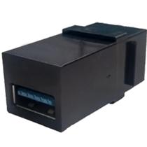 Keystone / Emenda Usb 3.0 Cor Preta 180g Uso Em Painel Keystone / Emenda Usb 3.0 Cor Preta 180g Uso Em Painel