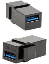 Keystone - Emenda USB 3.0 - Preto