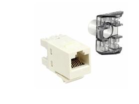 Keystone Jack Femea Amp/Commscope Cat6E Branco 1375055-3