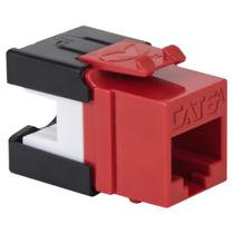 Keystone Jack ICC CAT6A 10 Gbps RJ45 listado pela UL PoE++ TAA Red Keystone Jack ICC CAT6A 10 Gbps RJ45 listado pela UL PoE++ TAA Red