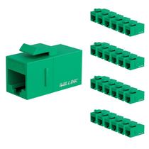 Keystone Jack iwillink RJ45 Cat6 feminino para feminino verde, pacote com 25 Keystone Jack iwillink RJ45 Cat6 feminino para feminino verde, pacote com 25