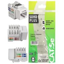 Keystone Rj45 Cat5e Branco Soho Plus Furukawa Caixa C/ 100 PCTS