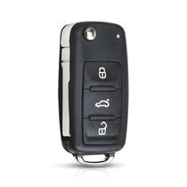 Keyyou 10 peças capa flip dobrável para chave remota para vw volkswagen tiguan golf sagitar polo mk6 Keyyou 10 peças capa flip dobrável para chave remota para vw volkswagen tiguan golf sagitar polo mk6