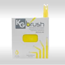 KG Brush Regular (2.0 mm - 1/4 gotas) - Amarelo (100 un)