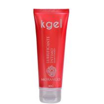 Kgel Lubrificante Íntimo Base D'Água Bisnaga Morango 80G - K Gel