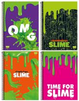 Ki 2 Caderno Espiral Slime Nickelodeon 96 Folhas Slime Foroni Ki 2 Caderno Espiral Slime Nickelodeon 96 Folhas Slime Foroni