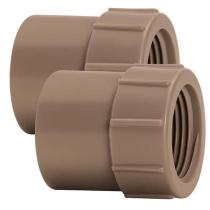 Ki 2 Luva Soldavel C/ Rosca Lr de 25mm X 3/4" Plastilit