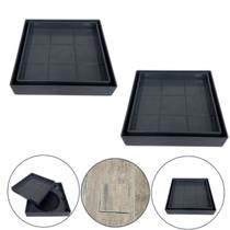 Ki 2 Ralo Inteligente 13x13 Oculto Piso/ Porcelanato Cor Cinza