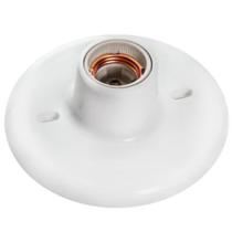 Ki 6 Plafonier Plafon Branco 100w E27 Bocal Porcelana