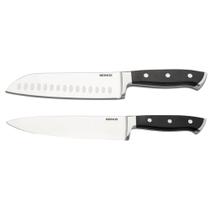 Ki Facas Cozinha 8" e Santoku 7' Infinity Inox Brinox Profissional Cozinha Cortar Picar Ki Facas Cozinha 8" e Santoku 7' Infinity Inox Brinox Profissional Cozinha Cortar Picar