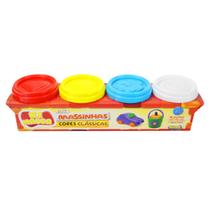 Ki Massa - Kit com 4 Massinhas de 112g em Cores Clássicas I