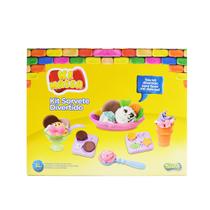 Ki Massa - Massinha Modelar Infantil Kit Sorvete Divertido Ki Massa - Massinha Modelar Infantil Kit Sorvete Divertido