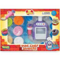 Ki massa mini chef diversao com 5 massinhas de 28g sunny