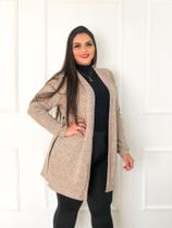 Ki-moon malha trico de poa,cor bege, tamanho G3