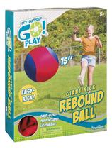 Kick Rebound Ball Toysmith Giant de 15 cm com pulseira e bomba Kick Rebound Ball Toysmith Giant de 15 cm com pulseira e bomba