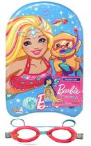 Kickboard de natação Float & Splash Kids' Pink Barbie Design