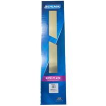 Kickplate Schlage 20x86 cm Latão Brilhante e Alumínio