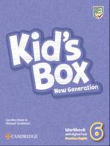 Kid's box new generation 6 - workbook with digital pack - american english