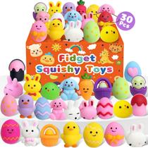 Kidific 30 Peças de Brinquedos Squishy de Páscoa para Encher Cestas