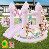 Kids Bounce House AONESY inflável 280x250x225cm rosa Kids Bounce House AONESY inflável 280x250x225cm rosa