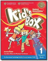 Kids box american english 1 sb - updated 2nd ed - CAMBRIDGE UNIVERSITY
