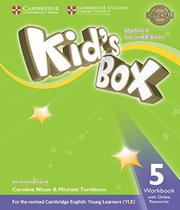 Kids box american english 5 workbook with online resources - updated 2nd ed - CAMBRIDGE