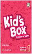 Kids box new generation 1 workbook with digital pack american english - CAMBRIDGE