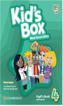 Kids box new generation 4 pupils book with ebook british english