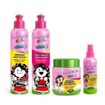 Kids Cabelos Cacheados 4 Produtos Infantil Bio Extratus ( Sh + Cd + Más e Spray) Kids Cabelos Cacheados 4 Produtos Infantil Bio Extratus ( Sh + Cd + Más e Spray)