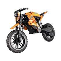 Kids City Tech Motocicleta Modelo De Carro Blocos De Construção Corrida Moto Brinquedo Presente