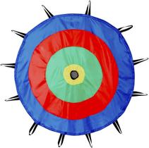 Kids Play Parachute GSi Rainbow 366 cm redondo 12 pés
