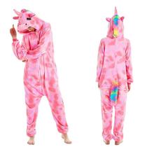 Kigurumi Para Crianças E Adultos, Pijamas De Animais Em Estilo Unicórnio, Macacões De Dormir,