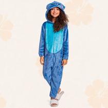 Kigurumi Pelúcia Stitch Macacão