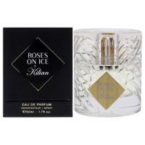 Kilian Roses On Ice Eau De Parfum Spray Recarregável 1,7 Oz Kilian Roses On Ice Eau De Parfum Spray Recarregável 1,7 Oz