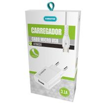 Kimaster kit carregador + cabo micro usb - kt603x