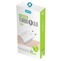 Kimaster kit carregador + cabo micro usb turbo 3.0