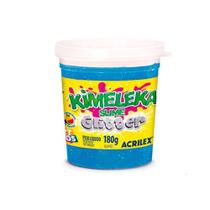 Kimeleka Art Kids com glitter 180g - Azul 204 - Acrilex