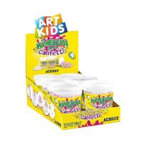 Kimeleka confetti caixa 6 potes x 180 gramas - acrilex slime