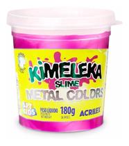 Kimeleka Geleca Slime Metal Colors Art Kids Acrilex - Rosa