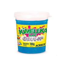 Kimeleka Slime 180g Art Kids Acrilex Glitter Azul