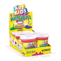 Kimeleka Slime Art Kids 180g - Vermelho 555 - 6 Unidades - Acrilex