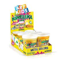 Kimeleka Slime Art Kids metálica 180g - Ouro 532 - 6 Unidades - Acrilex