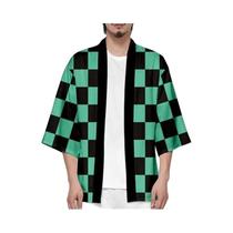 Kimono 3D Impresso Para Homens E Mulheres, Estilo Anime Devil Killer, Vestido Casual De Verão