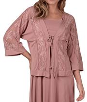 Kimono Amamentação Maví AM-KM624 Com Renda Kimono Amamentação Maví AM-KM624 Com Renda